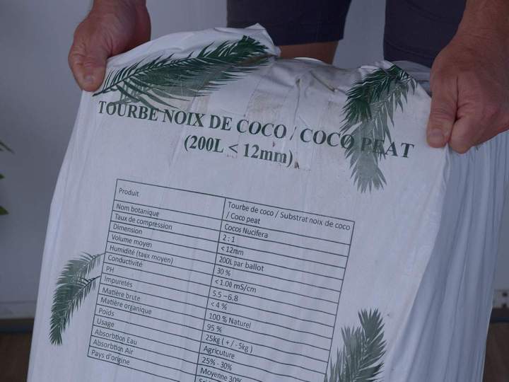 Vente de tourbe de coco Île de la Réunion